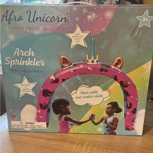 Afro Unicorn Arch Sprinkler
